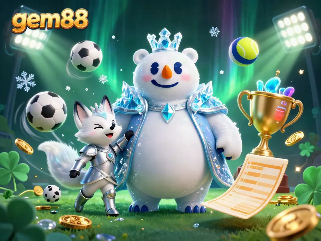 Bet on gem88's thrilling gaming adventures with dynamic sports elements and a vibrant atmosphere.